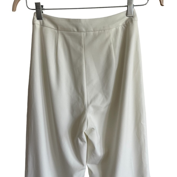 Lulus Distinct Instincts White High-Waisted Wide-Leg Trouser Pants, Size XS - Picture 10 of 12